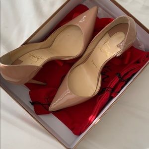 Christian Louboutin Iríza nude heels